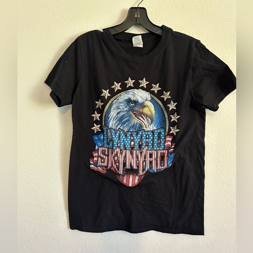 Lynyrd Skynyrd Eagle Graphic T-shirt In Black Unisex Sz Small